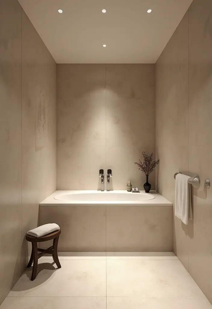 28 Steam Bathroom Ideas That Feel Spa-Worthy - 12. Refined Wall Finishes