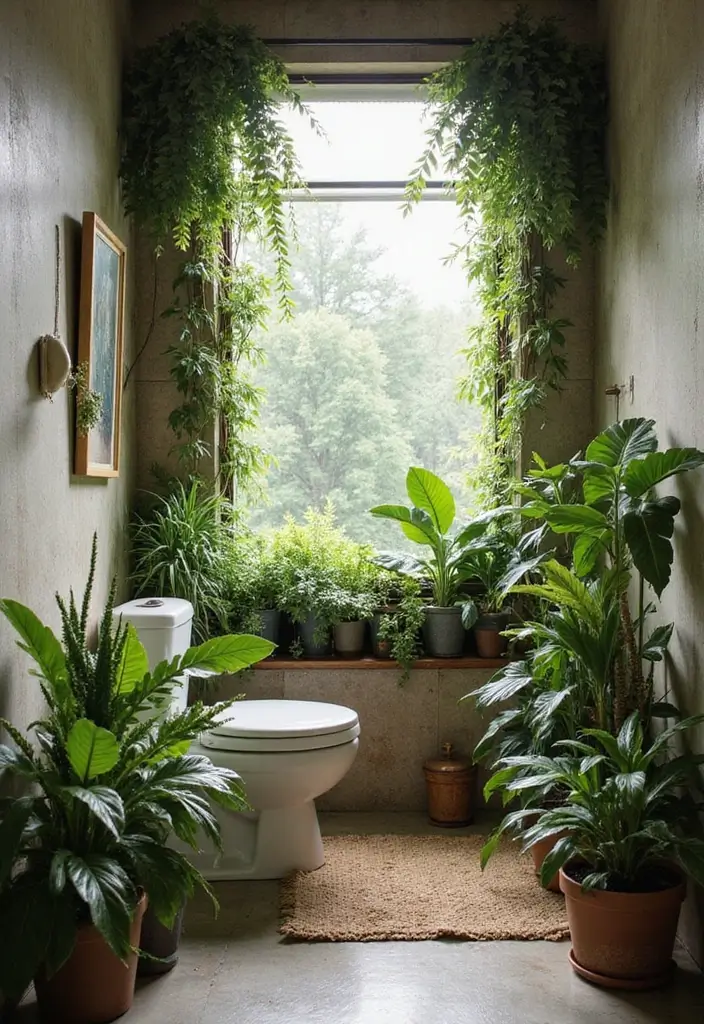 28 Steam Bathroom Ideas That Feel Spa-Worthy - 13. Indoor Plants