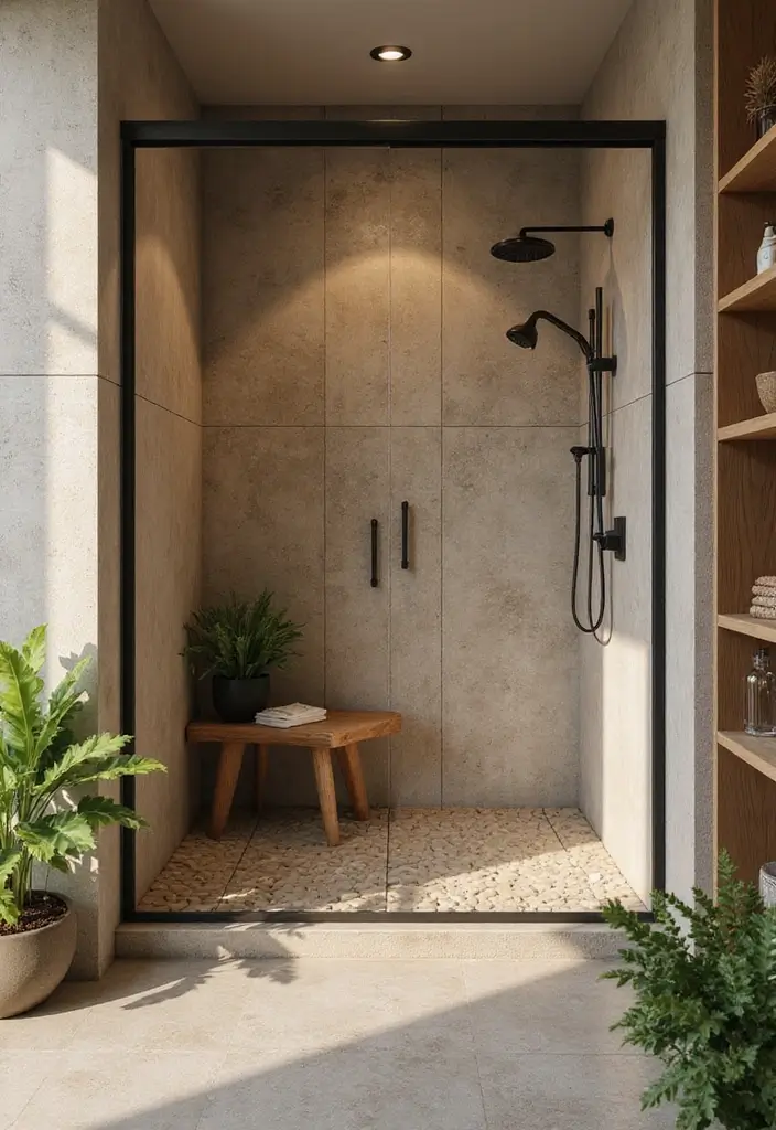 28 Timeless Bathroom Shower Tile Ideas That Age Gracefully - 26. Biophilic Design Tiles