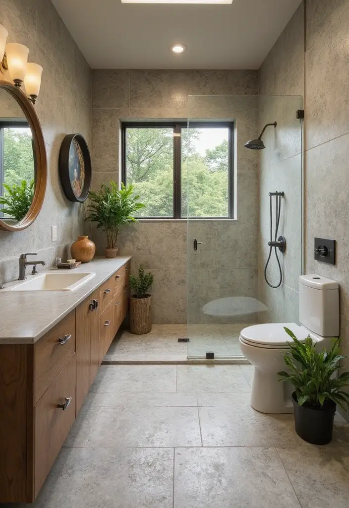 28 Timeless Bathroom Shower Tile Ideas That Age Gracefully - 28. Sustainable Options