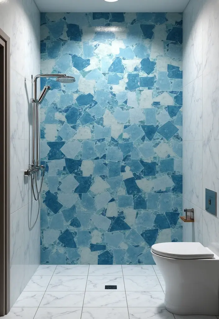 28 Timeless Bathroom Shower Tile Ideas That Age Gracefully - 4. Geometric Patterns