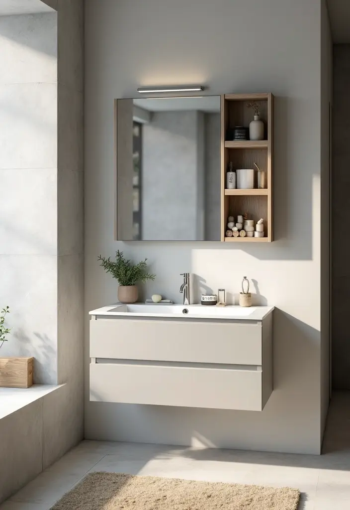 29 Bathroom Cabinet Ideas That Boost Functionality - 13. Wall-Mounted Cabinets