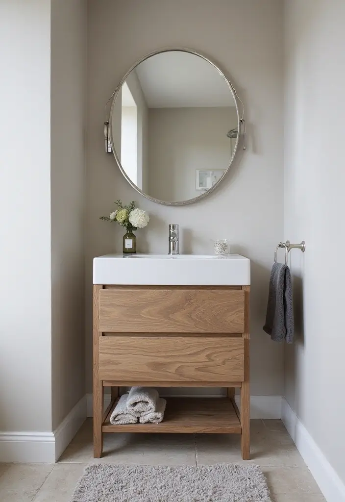 29 Bathroom Cabinet Ideas That Boost Functionality - 5. Vanity Cabinets for Dual Functionality