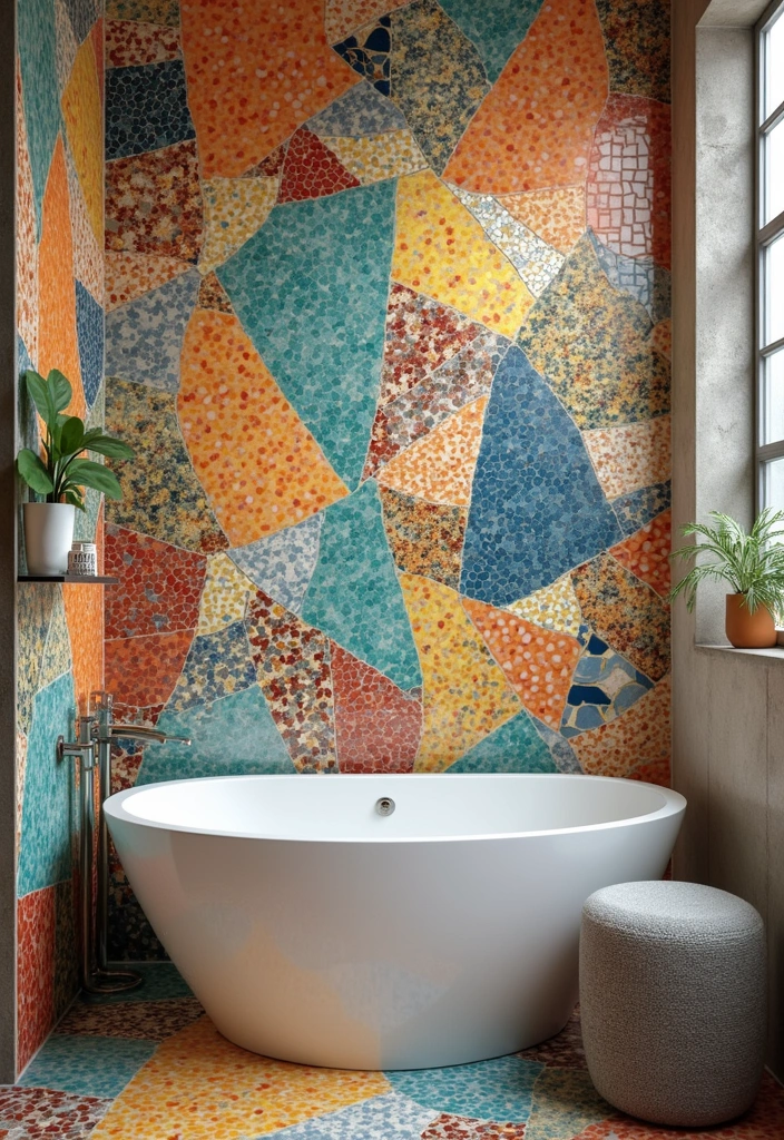 29 Bathroom Tiles Design Ideas for Small Spaces That Impress - 4. Mosaic Tile Designs