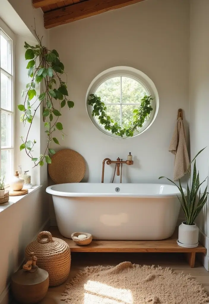 29 Boho Small Bathroom Ideas That Feel Effortlessly Cool - 29. Eco-Friendly Options