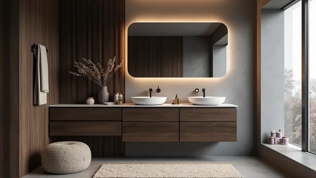 29 Dark Vanity Bathroom Ideas That Feel Modern