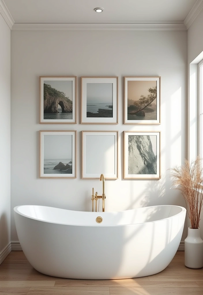 29 IKEA Bathroom Hack Ideas That Transform Your Space - 21. Creative Wall Art
