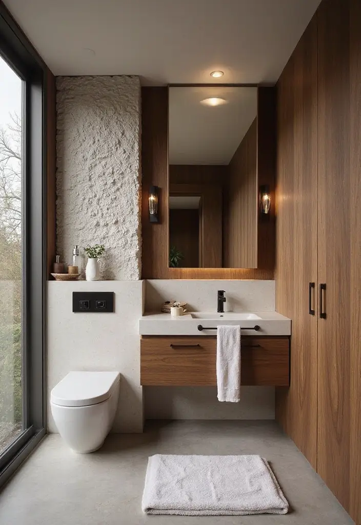 29 Photos in Bathroom Ideas That Look Chic - 19. Textural Variety