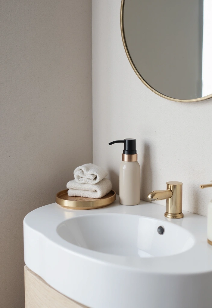 29 Photos in Bathroom Ideas That Look Chic - 25. Minimalist Accessories