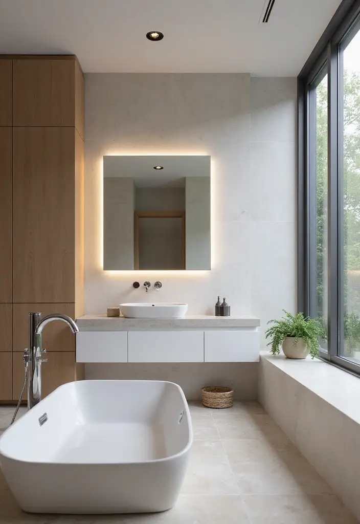29 Photos in Bathroom Ideas That Look Chic - 27. Technology Integration