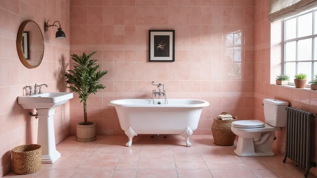 29 Pink Tile Bathroom Ideas That Bring Back Retro Charm