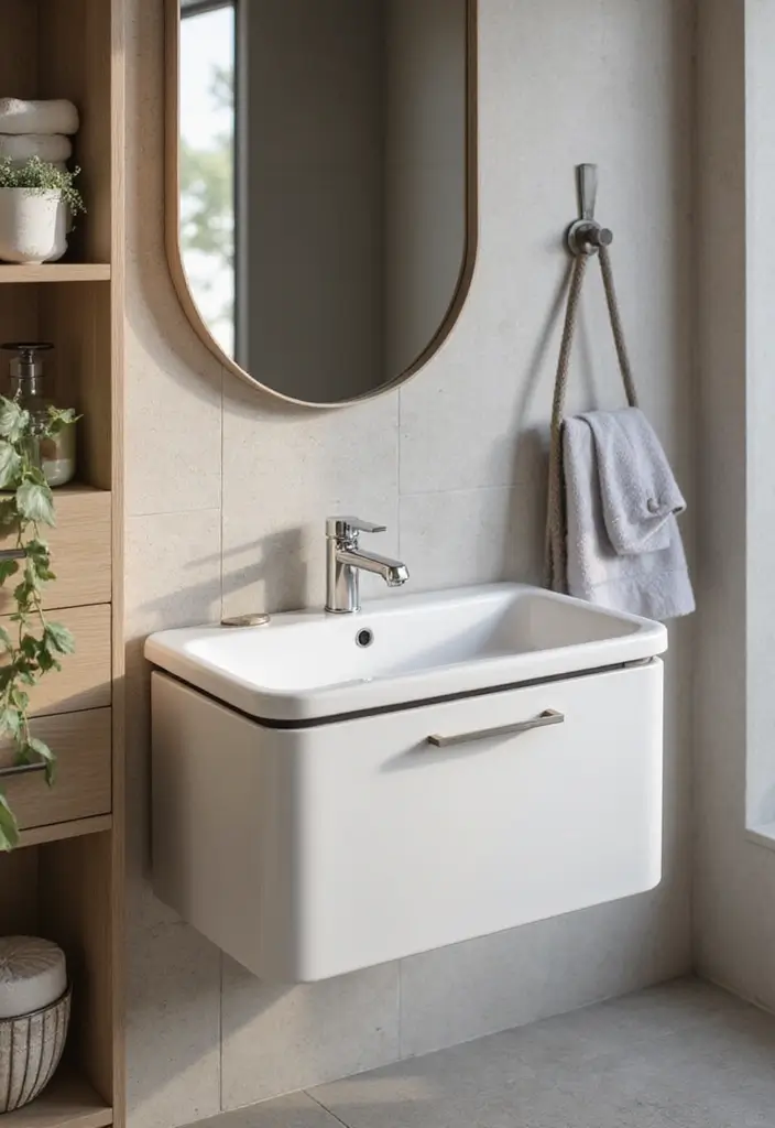 29 Table Top Wash Basin Ideas for Modern Bathrooms - 24. Multi-Functional Basins