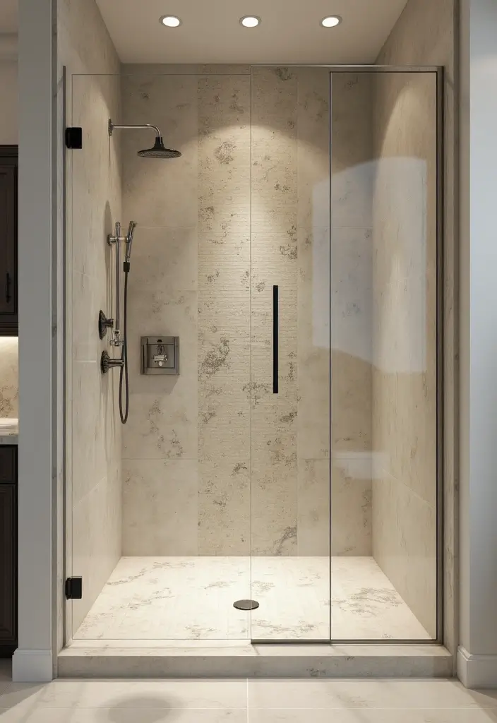 29 Tiny Bathroom Layout Ideas That Actually Work - 3. Walk-In Shower Magic