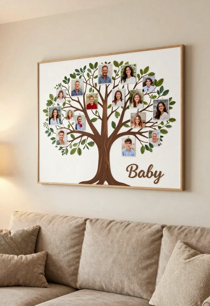 15 Baby Living Room Set Up Ideas: Safe, Stylish, and Practical - 10. Personalized Touches 1