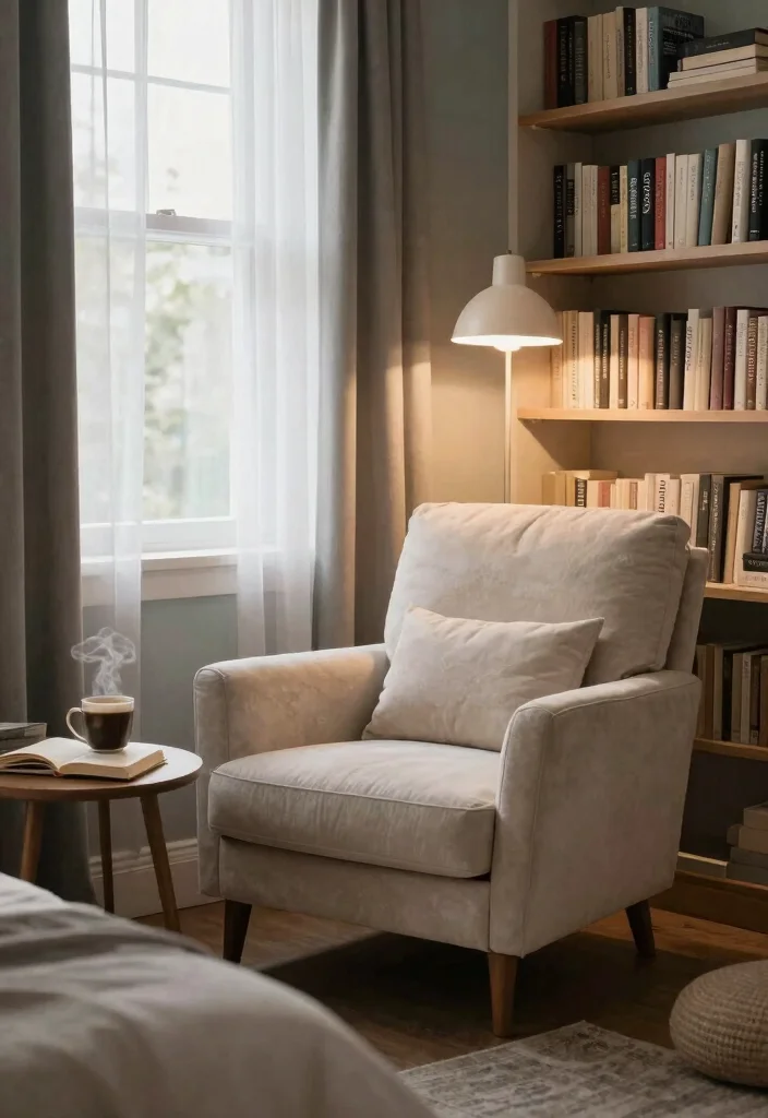 15 Bedroom Nook Ideas for Cozy Private Corners - 2. Snug Reading Nook 1