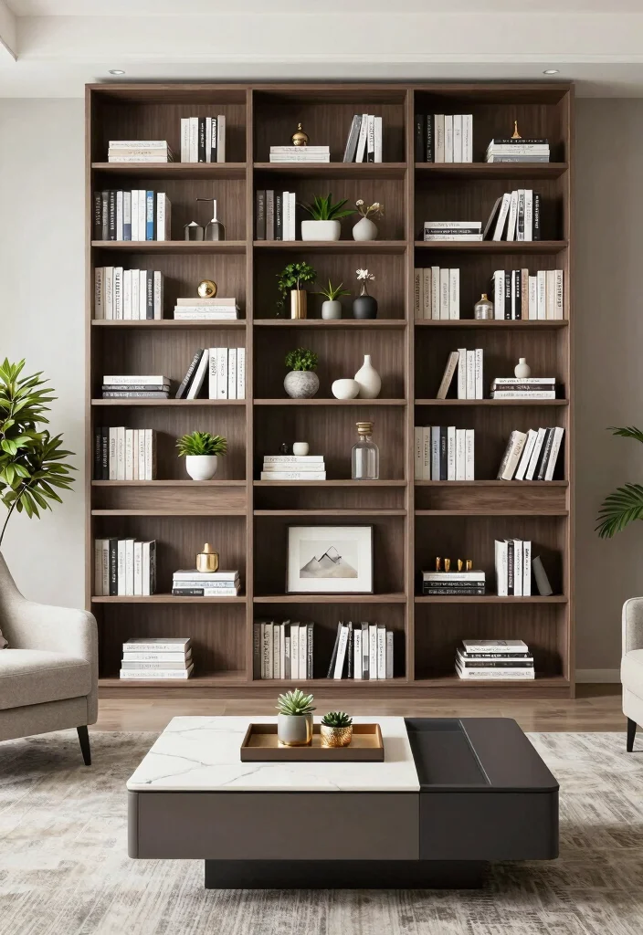 15 CB2 Living Room Ideas Modern Sleek and Trendy - 4. Functional and Stylish Storage Solutions 1