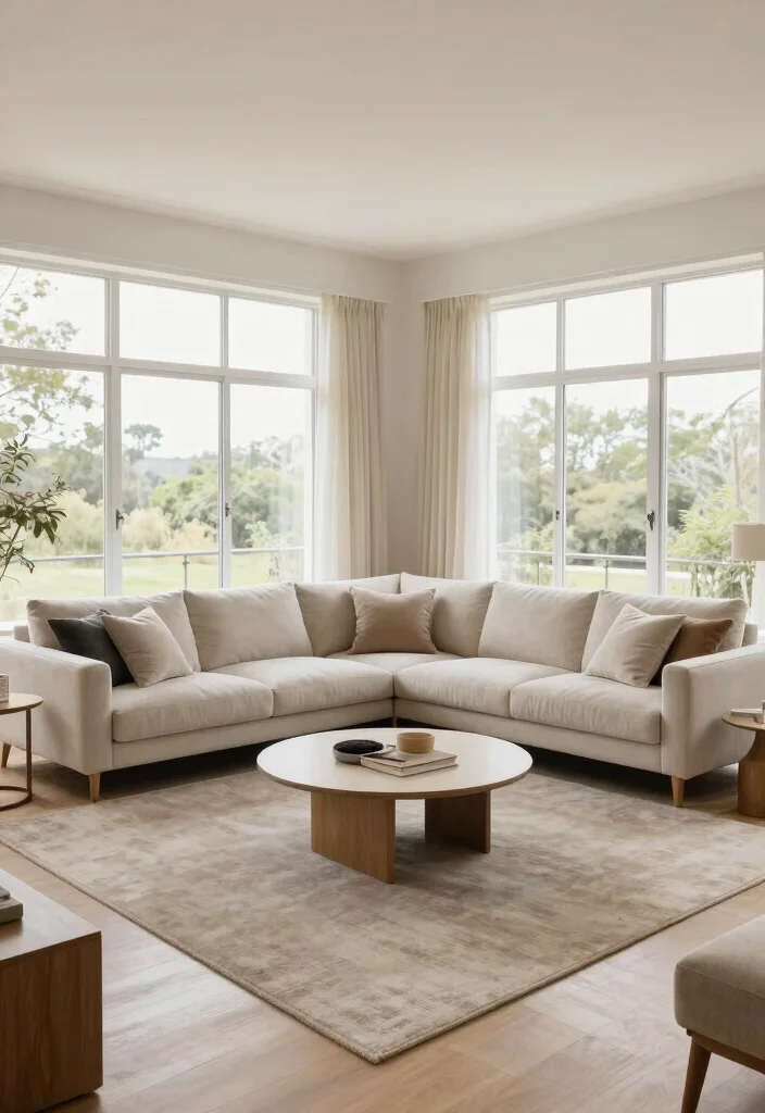 15 CB2 Living Room Ideas Modern Sleek and Trendy - 7. Sleek Furniture Arrangement 1