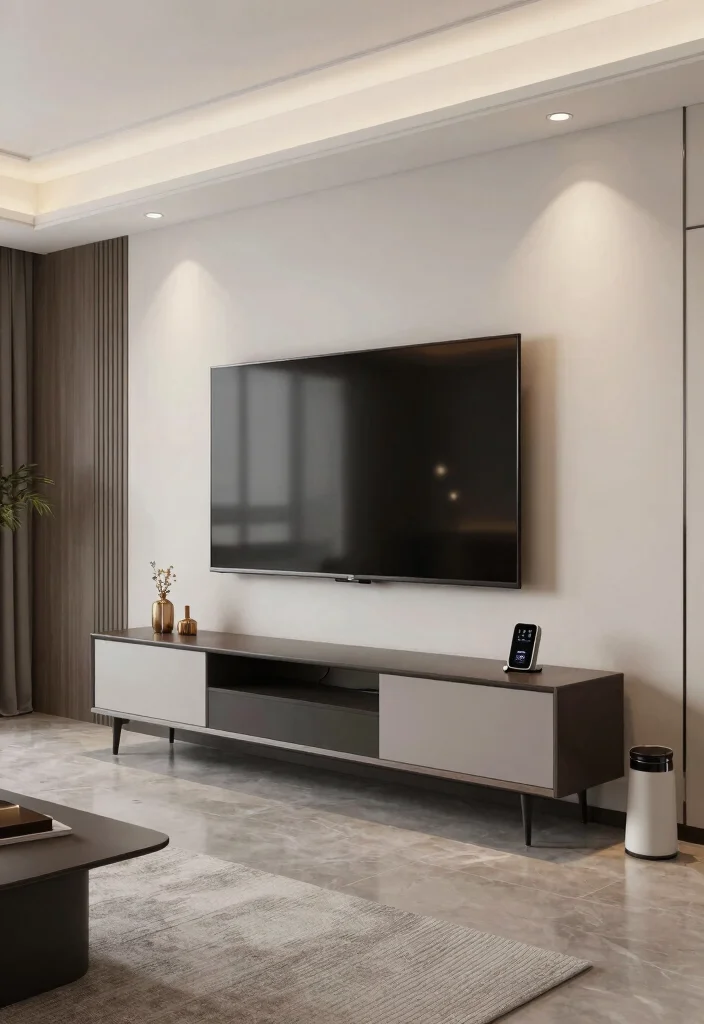 15 CB2 Living Room Ideas Modern Sleek and Trendy - 9. Tech Integration for Modern Living 1