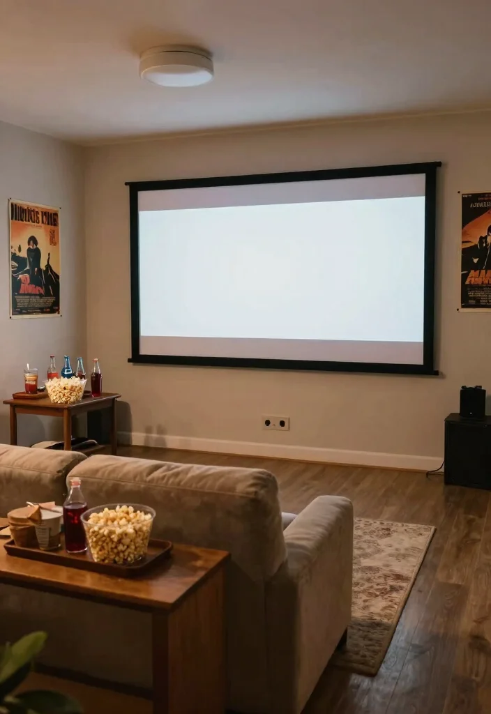 15 Extra Bedroom Ideas: Creative Ways to Maximize Small Spaces - 14. Home Theater Experience 1