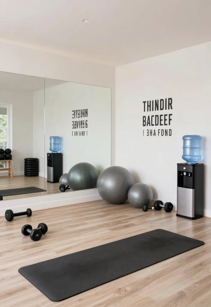 15 Extra Bedroom Ideas: Creative Ways to Maximize Small Spaces - 6. Fitness Studio Escape 1