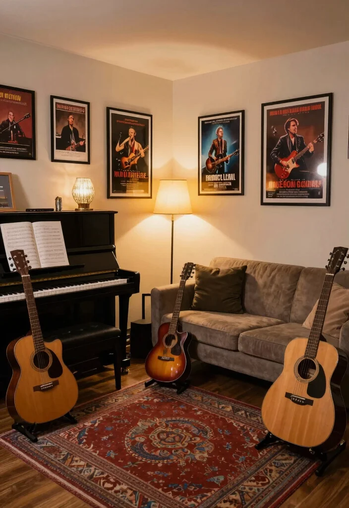15 Extra Bedroom Ideas: Creative Ways to Maximize Small Spaces - 8. Music Room Oasis 1