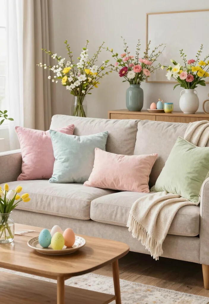 15 Extra Living Room Ideas for Flexible Bonus Spaces - 14. Seasonal Decor Changes 1