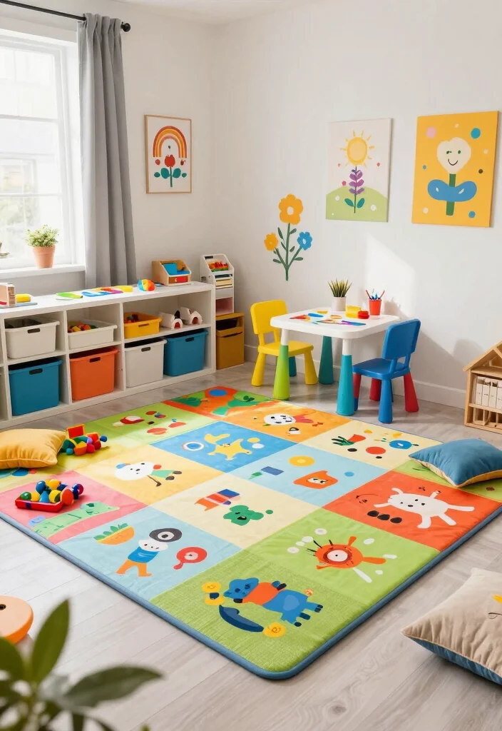 15 Extra Living Room Ideas for Flexible Bonus Spaces - 3. Playful Kids' Zone 1