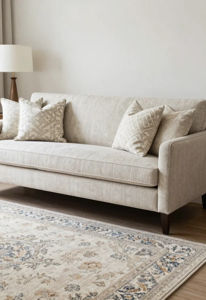 15 Living Room Inspiratie Luxe Ideas: Elegant High-End Style - 12. Introduce Subtle Patterns 1