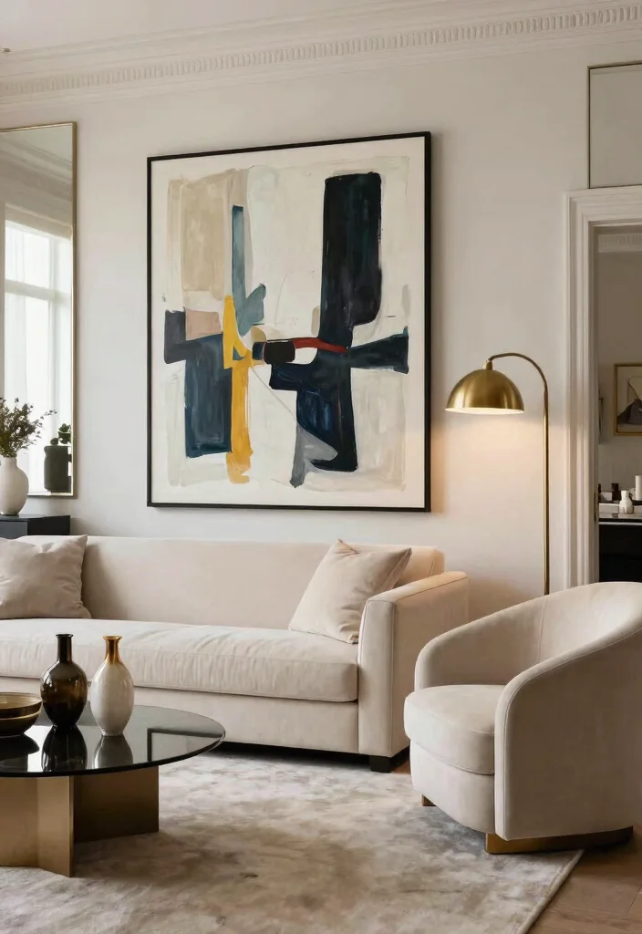 15 Living Room Inspiratie Luxe Ideas: Elegant High-End Style - 3. Elevate with Upscale Decor Ideas 1