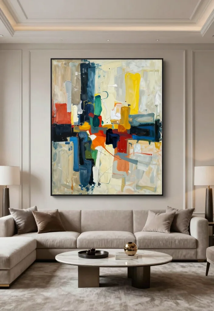 15 Living Room Inspiratie Luxe Ideas: Elegant High-End Style - 8. Create a Focal Point 1