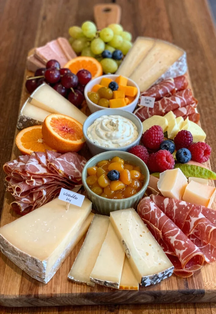 15 Living Room Picnic Ideas for Cozy Floor Seating Vibes - 8. Curated Snack Board 1