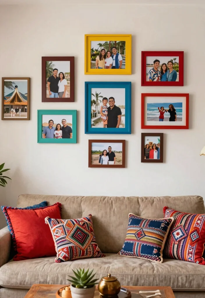 15 Mexican Living Room Ideas: Embracing Colorful Cultural Style - 14. Personal Touches 1