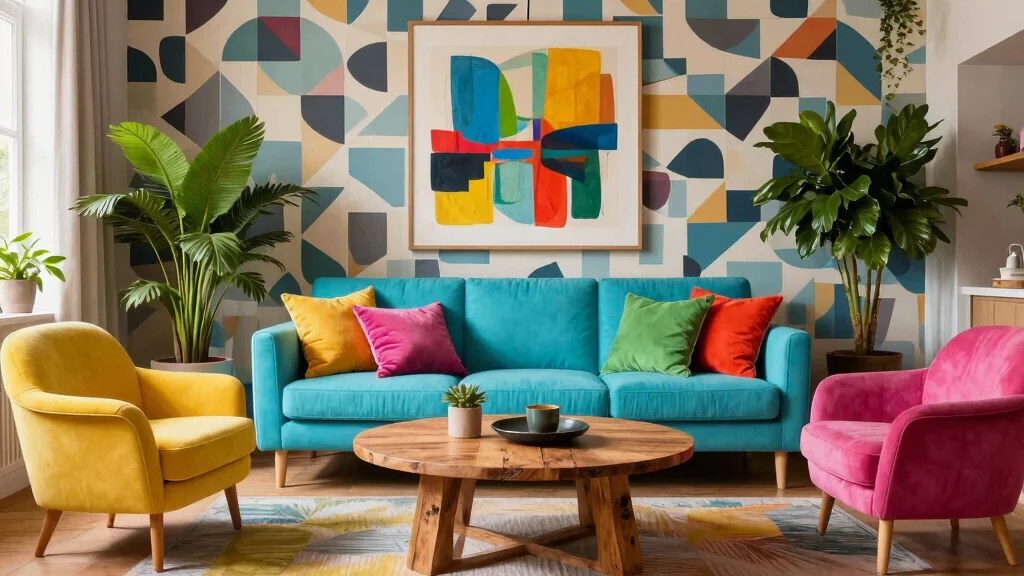 15 Pop Living Room Ideas: Bold, Colorful, Fun