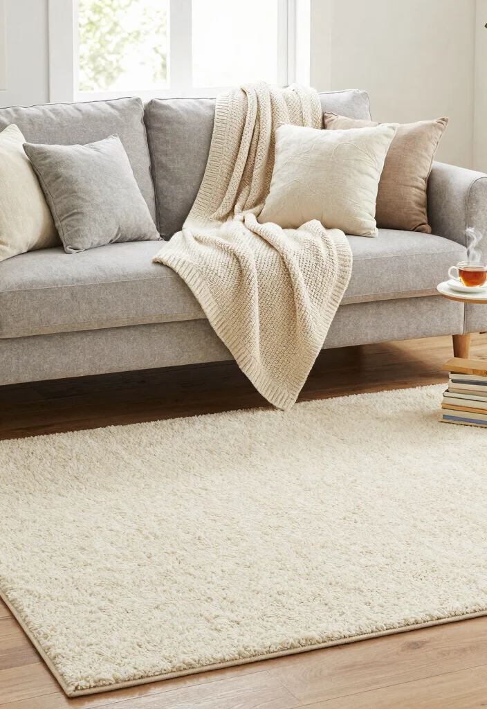 15 Suburban Living Room Ideas for Cozy Everyday Living - 3. Cozy Textiles 1