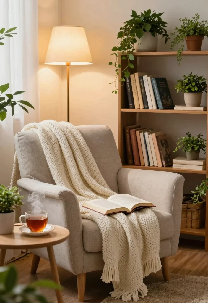 15 Witchy Living Room Ideas for a Dark Mystical Aesthetic - 8. Cozy Reading Nook 1