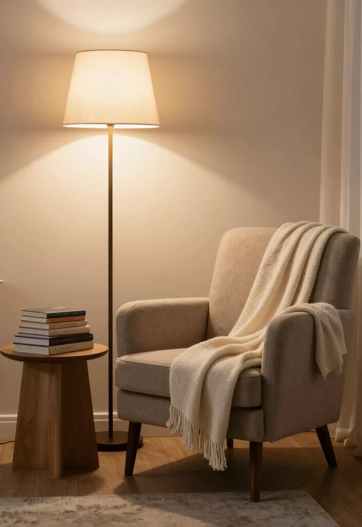 16 American Living Room Design Ideas Comfortable and Timeless - 13. Create a Reading Nook 1