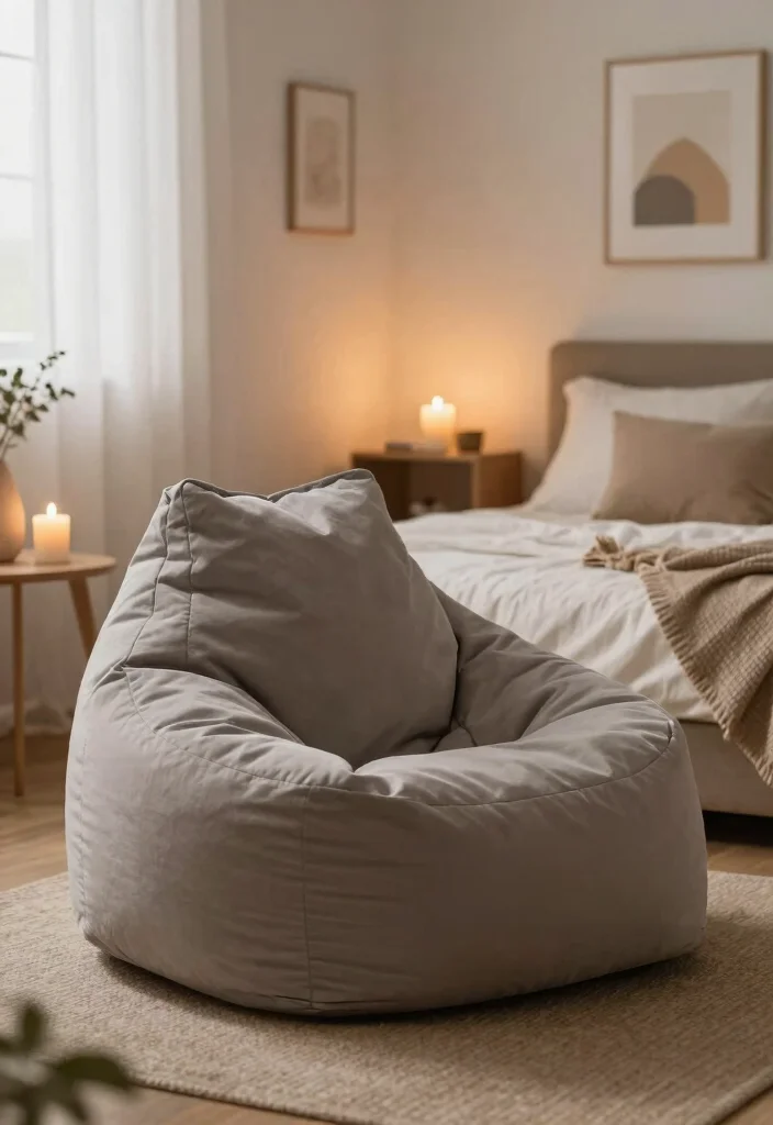 16 Bean Bag Bedroom Ideas for Cozy Casual Comfort - 15. Encouraging Relaxation 1