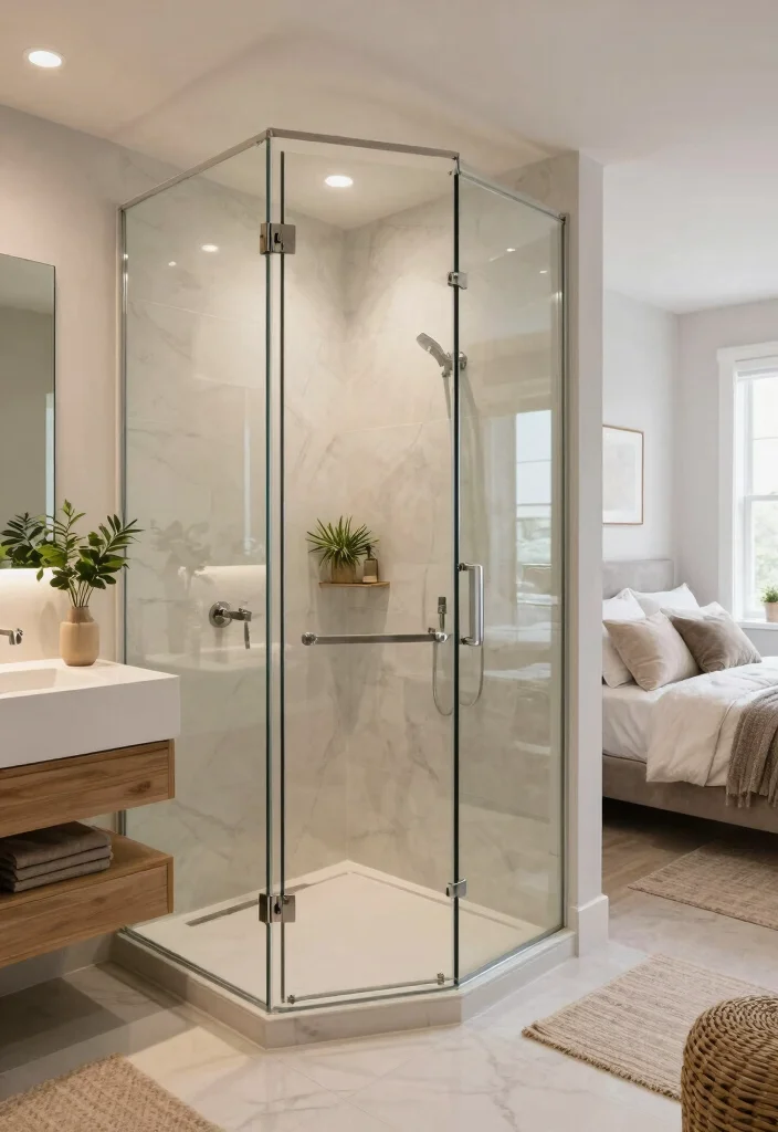 16 Bedroom With Bathroom Layout Ideas for Compact Spaces - 6. The Walk-In Wonder 1
