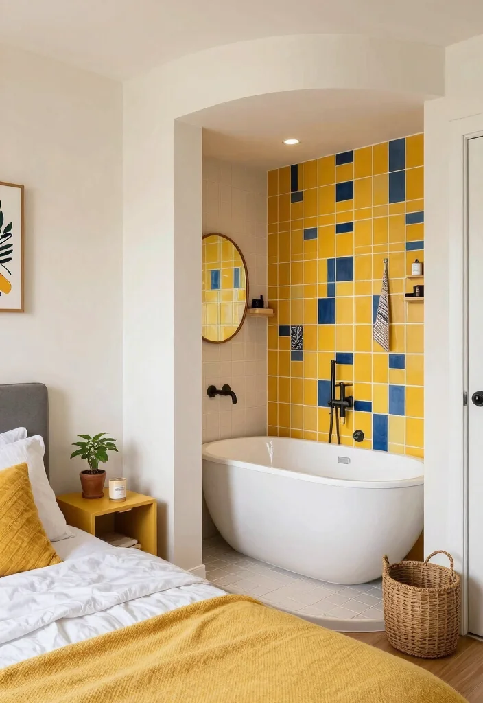 16 Bedroom With Bathroom Layout Ideas for Compact Spaces - 8. The Compact Oasis 1