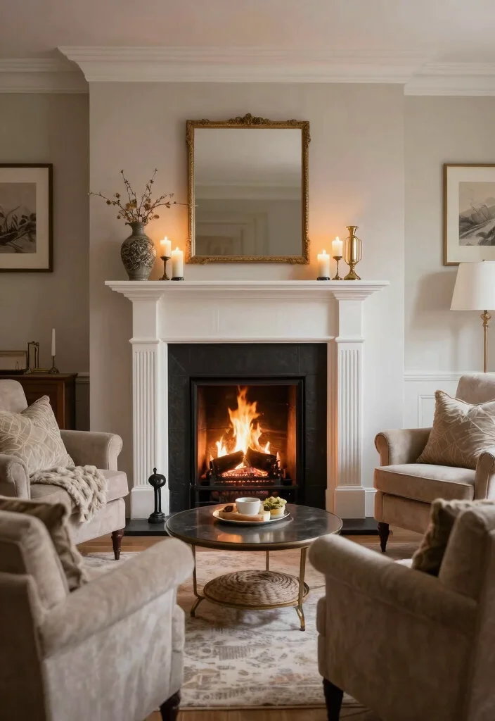 16 British Living Room Ideas Classic Cozy Charm - 10. Cozy Fireplaces 1