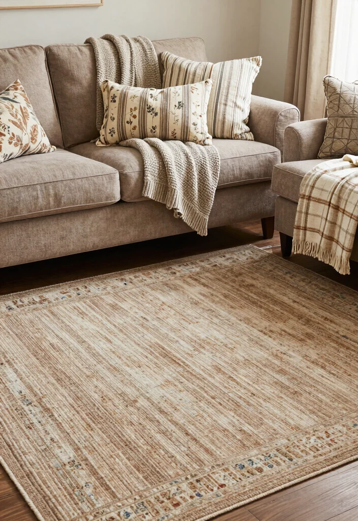 16 British Living Room Ideas Classic Cozy Charm - 3. Layered Textiles for Coziness 1