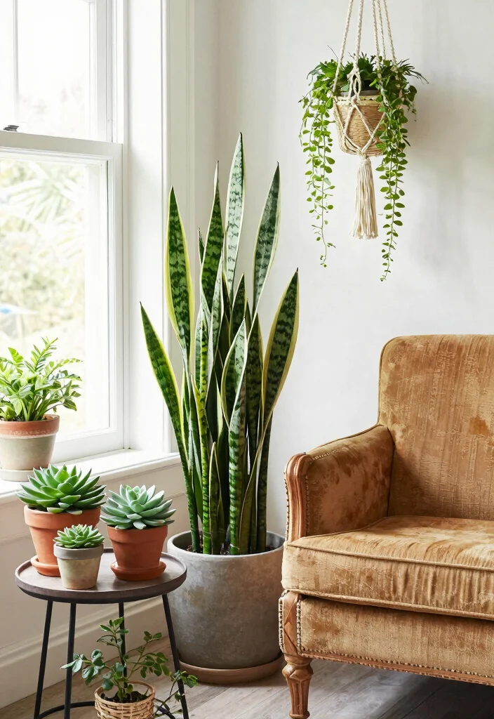 16 British Living Room Ideas Classic Cozy Charm - 5. A Touch of Greenery 1