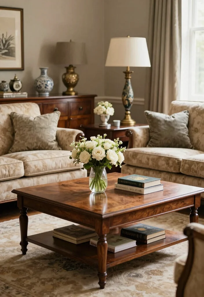 16 British Living Room Ideas Classic Cozy Charm - 9. Timeless Furniture Pieces 1
