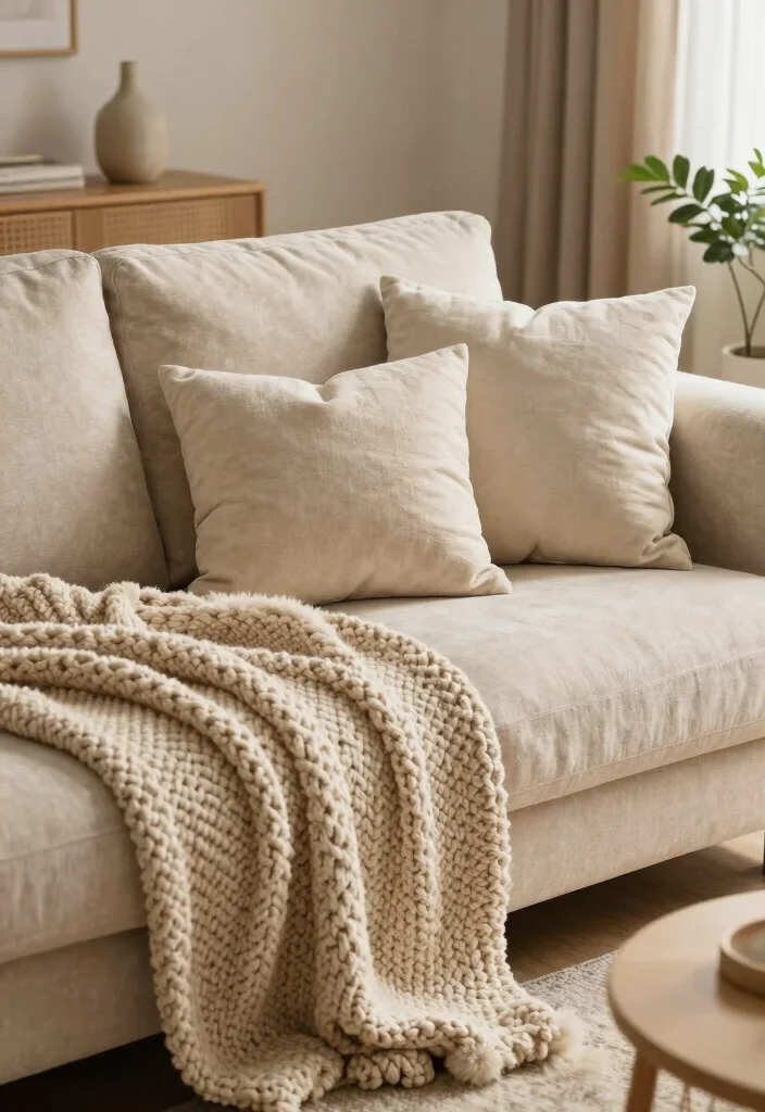 16 Cozy Couch in Bedroom Ideas for Functional Relaxed Seating - 13. Cozy Textures 1