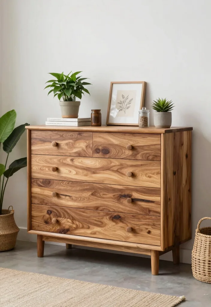16 Dresser Living Room Ideas: Unexpected Storage Style - 16. Eco-Friendly Dresser Solutions 1