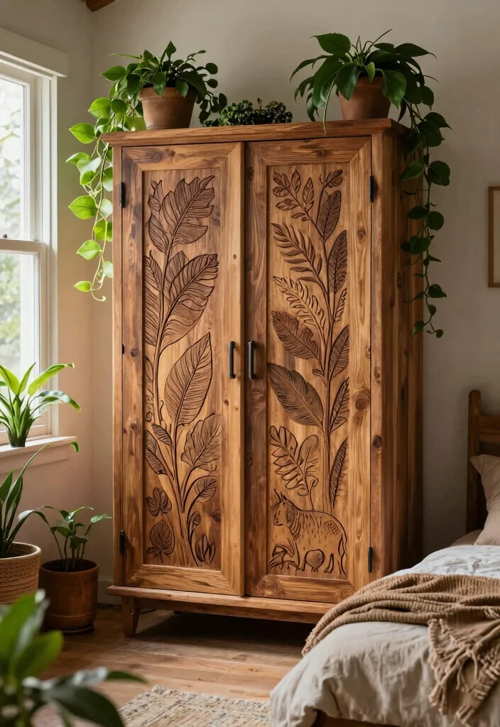 16 Kids Bedroom Wardrobe Design Ideas: Smart Playful Storage - 1. Nature-Inspired Wardrobes 1