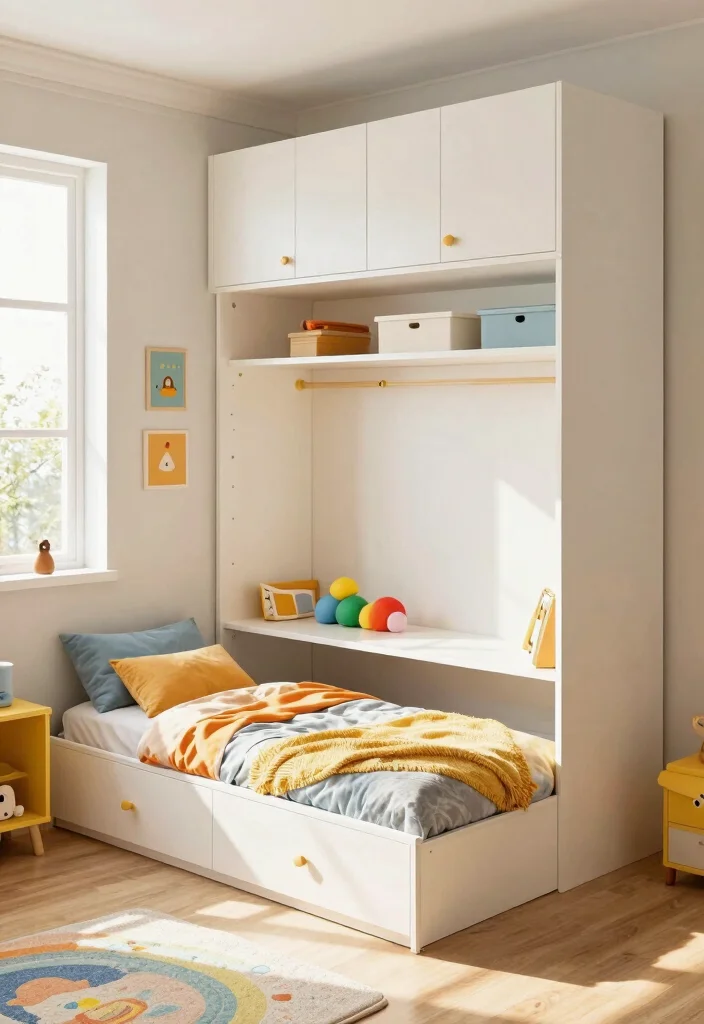 16 Kids Bedroom Wardrobe Design Ideas: Smart Playful Storage - 4. Under-Bed Storage Solutions 1