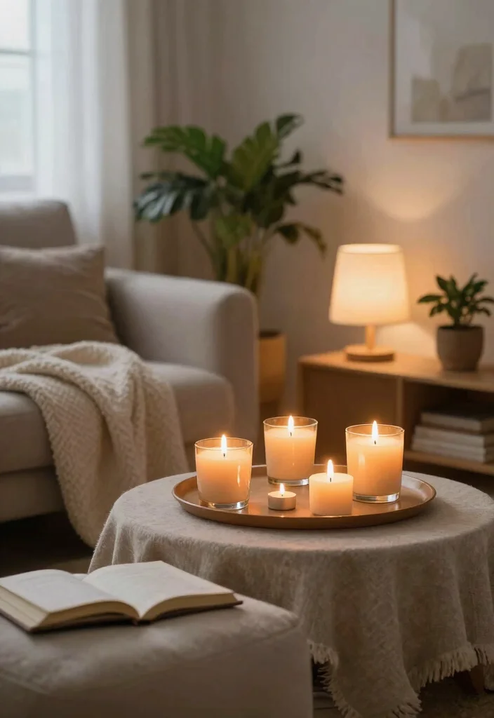 16 Living Room Candles Ideas Cozy Ambient Styling - 9. Candle-Burning Rituals 1