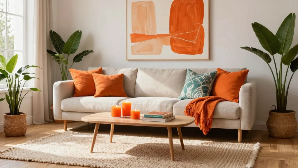 16 Living Room Orange Ideas: Bold Warm Energy