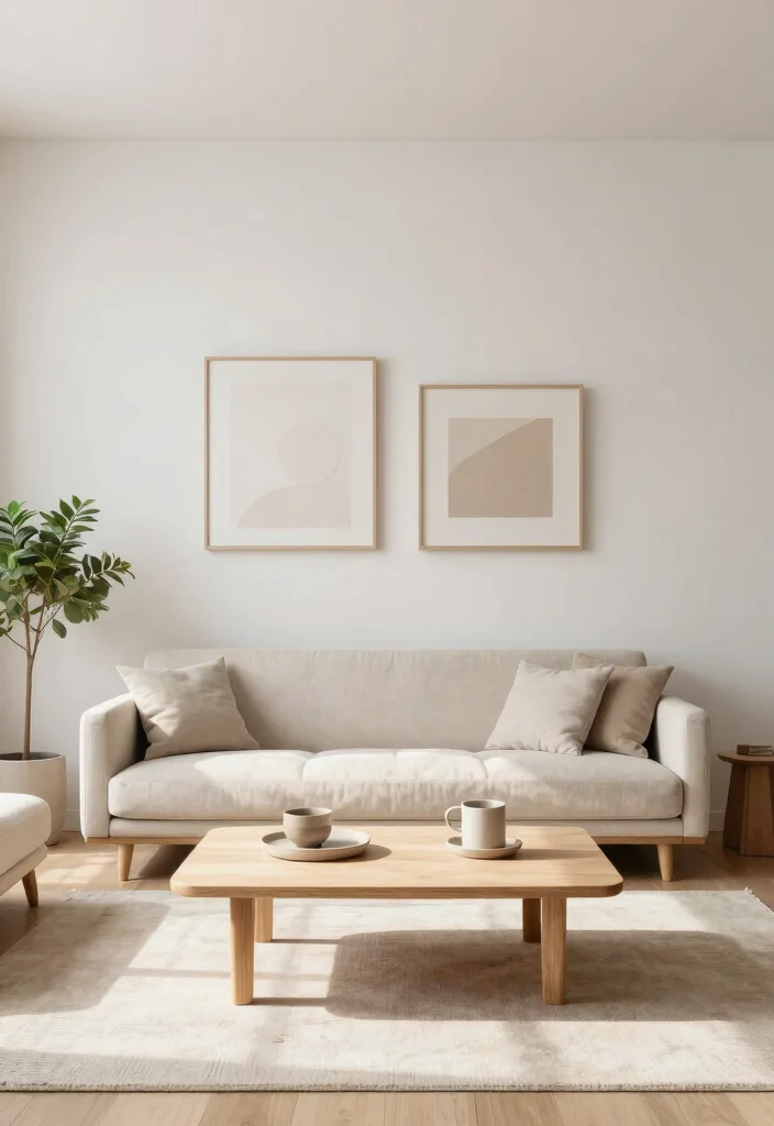16 Living Room Simple Design Ideas for a Clean, Calm Living - 16. Regularly Declutter 1